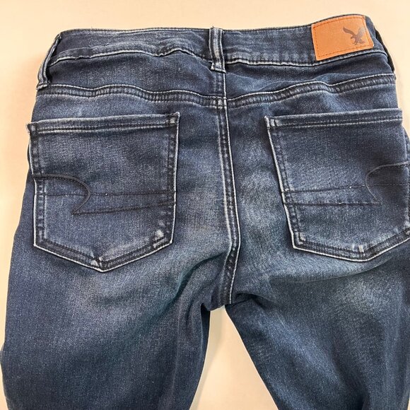 Womens American Eagle Super Super Stretch Jeggings Size 4 Reg Measures 27x28.5 - Picture 15 of 15